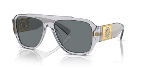 versace clear glasses men's.